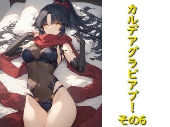 加藤段蔵が艶やかなランジェリー姿で視線を誘い快楽に溺れるFateエロ同人誌【カルデアグラビア部その6】の表紙画像