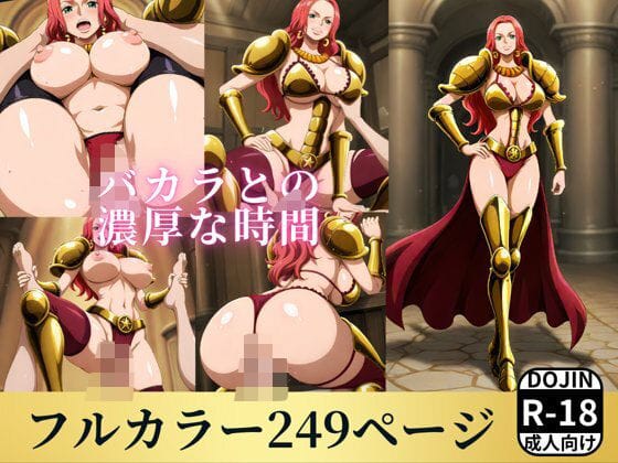 バカラが豊満ボディでねっとり責め抜く濃厚騎乗位ワンピースエロ同人誌【バカラとの濃厚な時間】の表紙画像