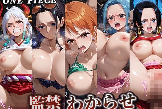 ナミ、ロビン、ビビ達が監禁され屈辱のレイプ陵辱を受けるワンピースエロ同人誌【監禁わからせ【ワンピース】】の表紙画像