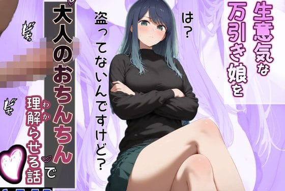 黒川あかねが万引きバレからレイプお仕置きされ快楽堕ちする推しの子エロ同人誌【お仕置き！万引き娘を理解らセックス！】の表紙画像