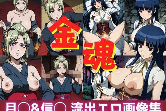 月詠と信女が乱交中出しで寝取られる銀魂エロ同人誌【金魂 月◯&信◯ 流出エロ画像集】の表紙画像