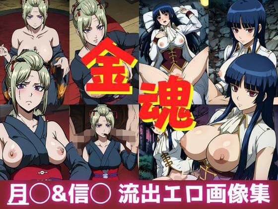 月詠と信女が乱交中出しで寝取られる銀魂エロ同人誌【金魂 月◯&信◯ 流出エロ画像集】の表紙画像