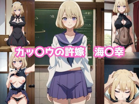 海野幸が露出羞恥で快楽に染まるカッコウの許嫁エロ同人誌【カッ〇ウの許嫁 海〇幸 エロCG集】の表紙画像