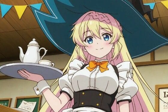 アズサ・アイザワが文化祭のメイド服でショ〇を手厚くご奉仕するスライム倒して300年エロ同人誌【おねショタ文化祭メイド喫茶 「スライム倒して300年 アズサ・アイザワ」】の表紙画像