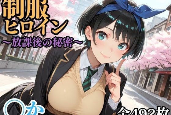 更科瑠夏が制服や水着で甘えながら乱れる彼女お借りしますエロ同人誌【制服ヒロイン 〜放課後の秘密〜 ◯か】の表紙画像