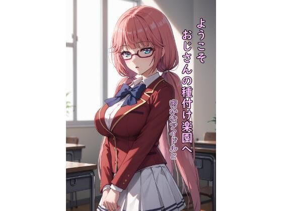 佐倉愛里が洗脳暗示で孕まされるよう実エロ同人誌【ようこそおじさんの種付け楽園へ 密かなアイドルと】の表紙画像