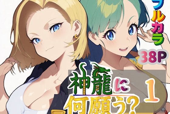 ブルマと18号が奉仕洗脳されるドラゴンボールエロ同人誌【神龍に何願う？1】の表紙画像