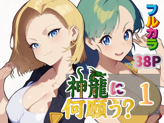 ブルマと18号が奉仕洗脳されるドラゴンボールエロ同人誌【神龍に何願う？1】の表紙画像