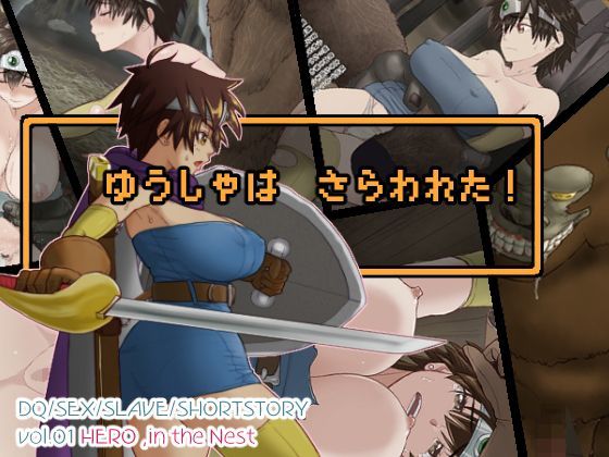 女勇者が毛むくじゃらの魔物に捕らわれ犯されるドラクエエロ同人誌【DQ/SEX/SLAVE/SHORTSTORY】の表紙画像