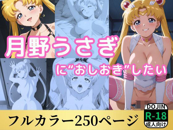 月野うさぎに甘くエッチなおしおきをするセーラームーンエロ同人誌【月野うさぎにに‘おしおき’したい】の表紙画像