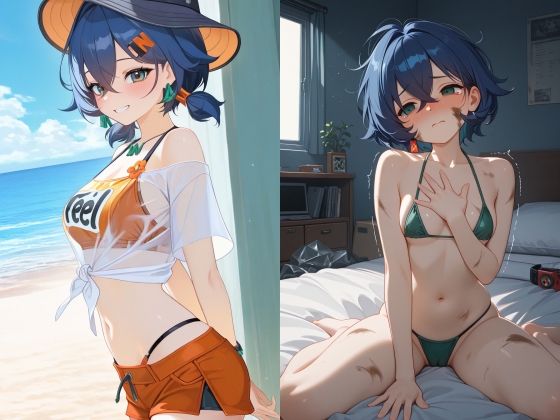 リンが純愛イチャラブ中出しから鬼畜監禁孕ませまで味わえるゼンゼロエロ同人誌【ビデオ屋店長のえっちな選択「リン」】の表紙画像