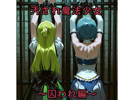 魔法少女たちが触手と異種姦で汚され囚われる魔法少女まどか☆マギカエロ同人誌【汚され魔法少女〜囚われ編〜】の表紙画像