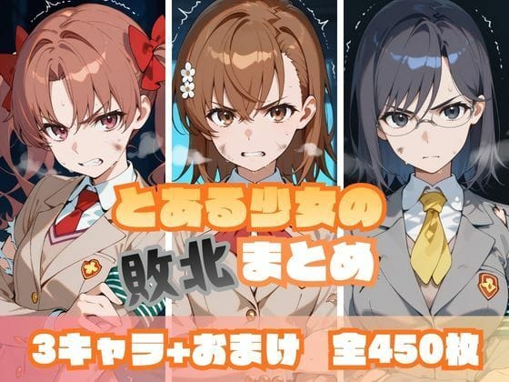 御坂美琴が強引に犯され白井黒子・固法美偉も惨めに堕ちるとある科学の超電磁砲エロ同人誌【とある少女の敗北まとめ】の表紙画像